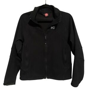 Millet Jacket Womens Large Wind Stopper Soft Shell Zip Climbing Hiking Outdoor